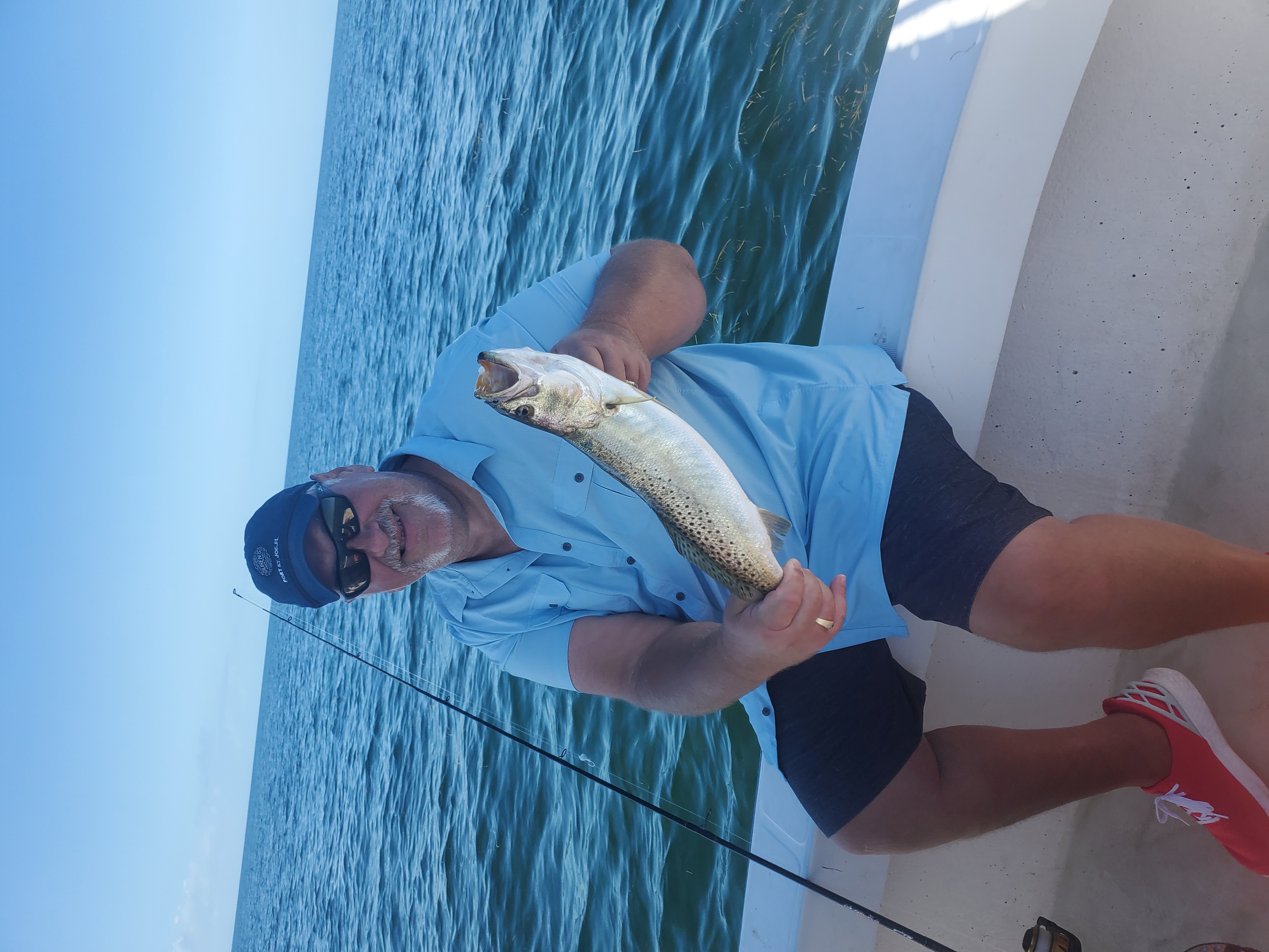 Sea trout from bay waters