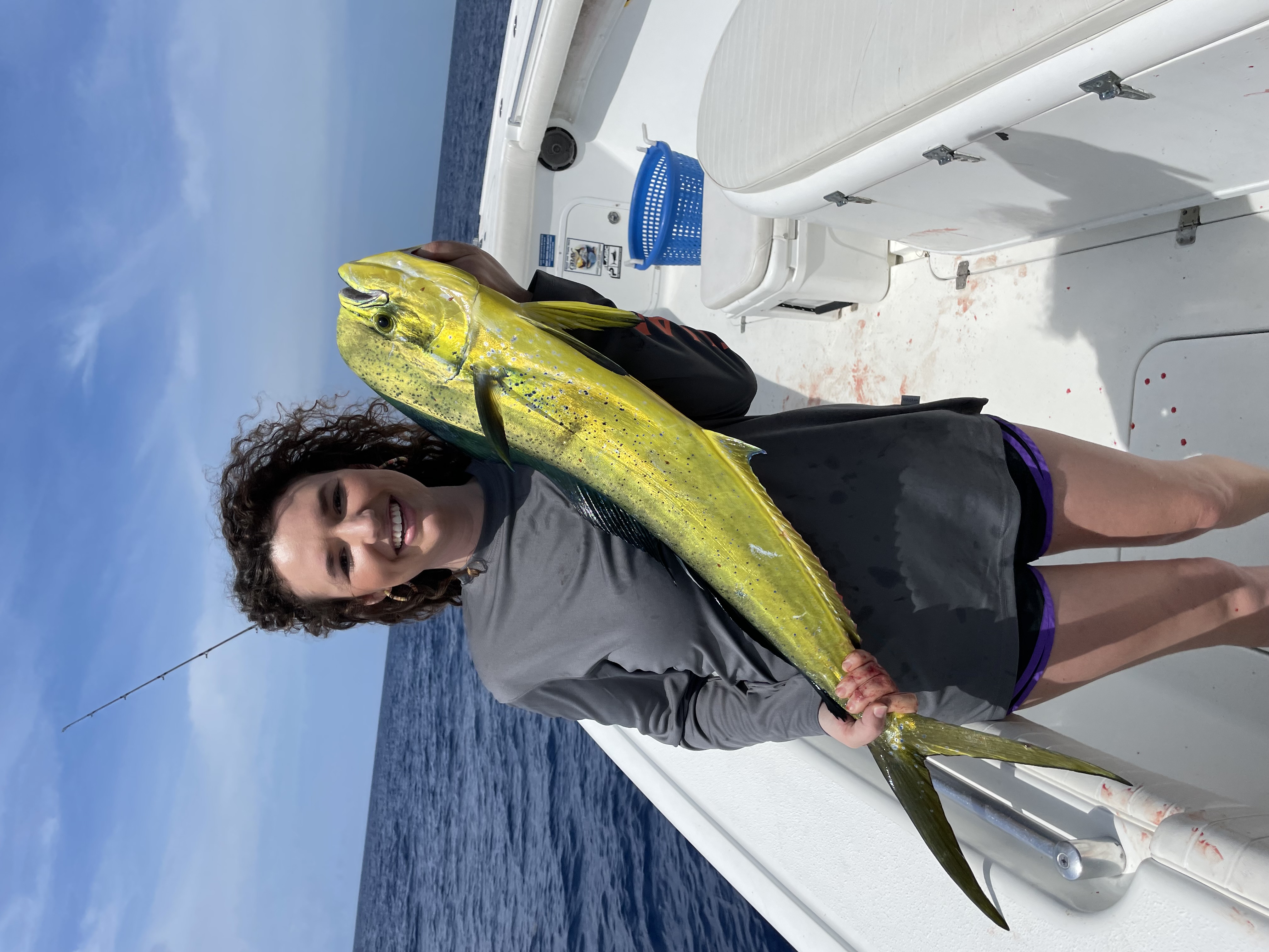 Offshore fishing action