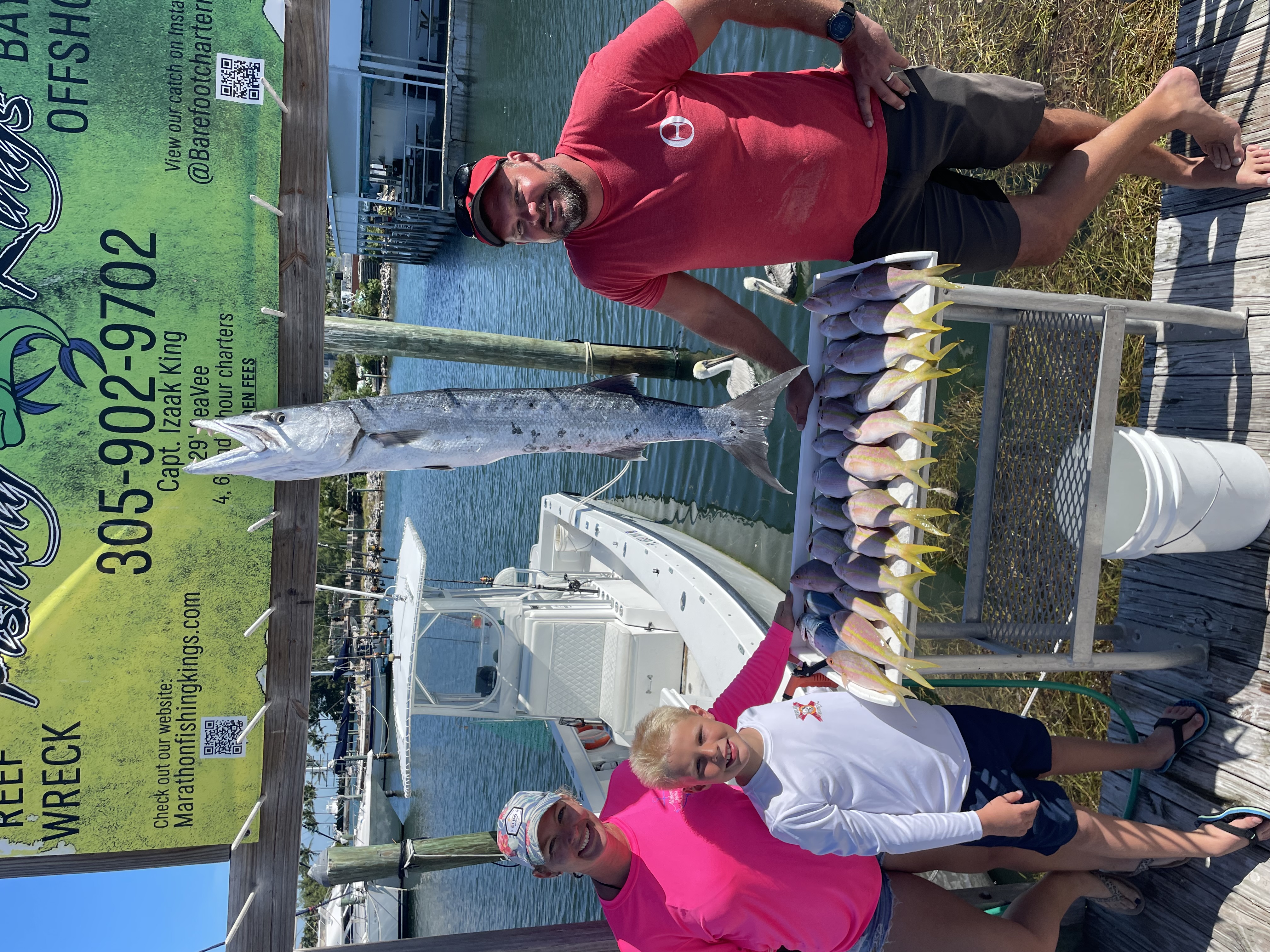 Mixed reef fish catch